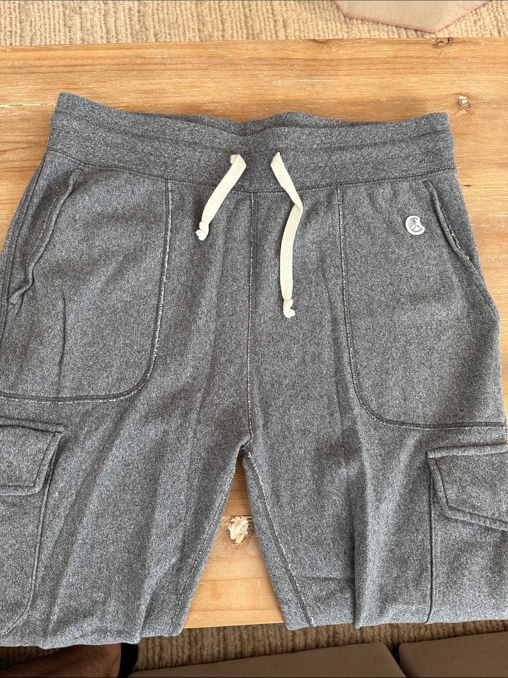 Todd Snyder x Champion Gray Cargo Swetpants with Drawstring